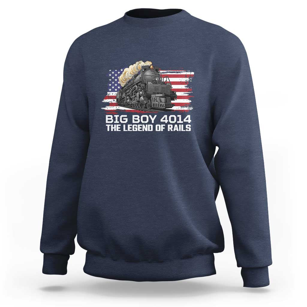 Vintage American Steam Train Sweatshirt Legend of the Rails Heritage Pride