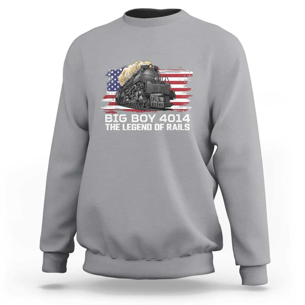 Vintage American Steam Train Sweatshirt Legend of the Rails Heritage Pride