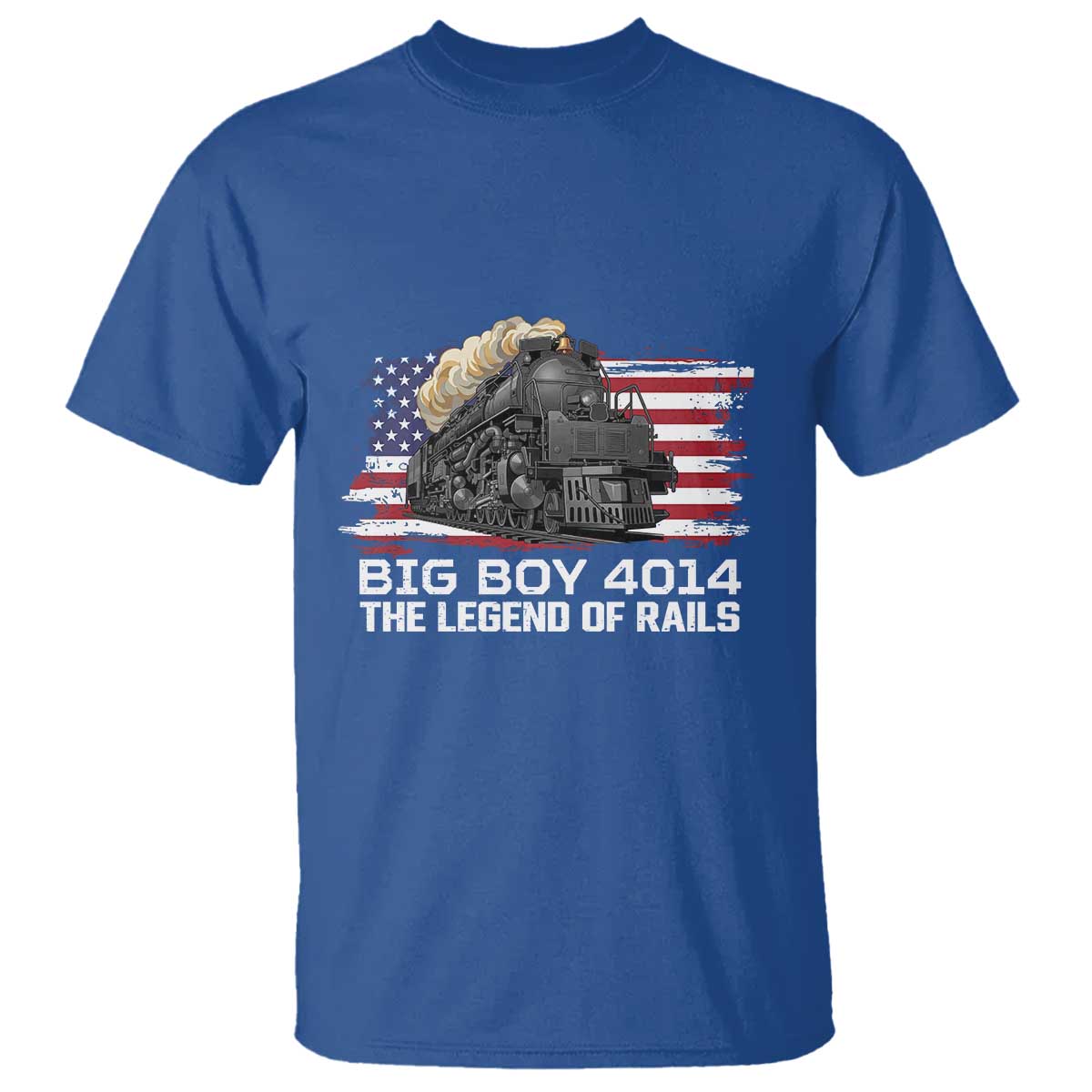 Vintage American Steam Train T Shirt Legend of the Rails Heritage Pride