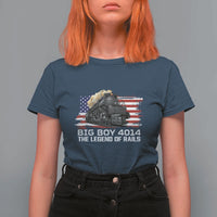 Vintage American Steam Train T Shirt For Women Legend of the Rails Heritage Pride