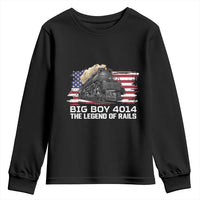 Vintage American Steam Train Youth Sweatshirt Legend of the Rails Heritage Pride