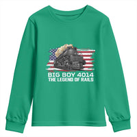Vintage American Steam Train Youth Sweatshirt Legend of the Rails Heritage Pride