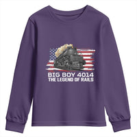 Vintage American Steam Train Youth Sweatshirt Legend of the Rails Heritage Pride