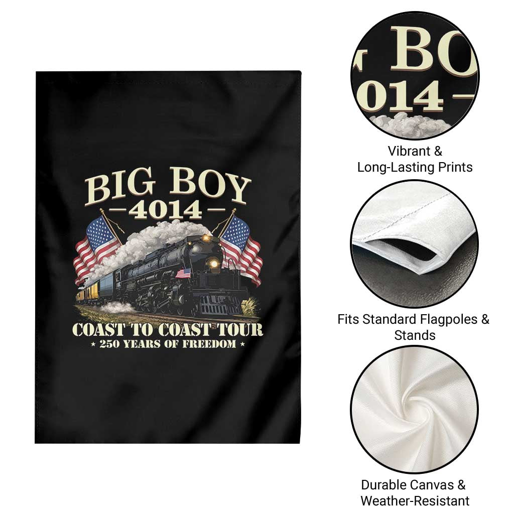 Patriotic Freedom Express Coast to Coast Garden Flag Steam Train Legend Heritage Pride