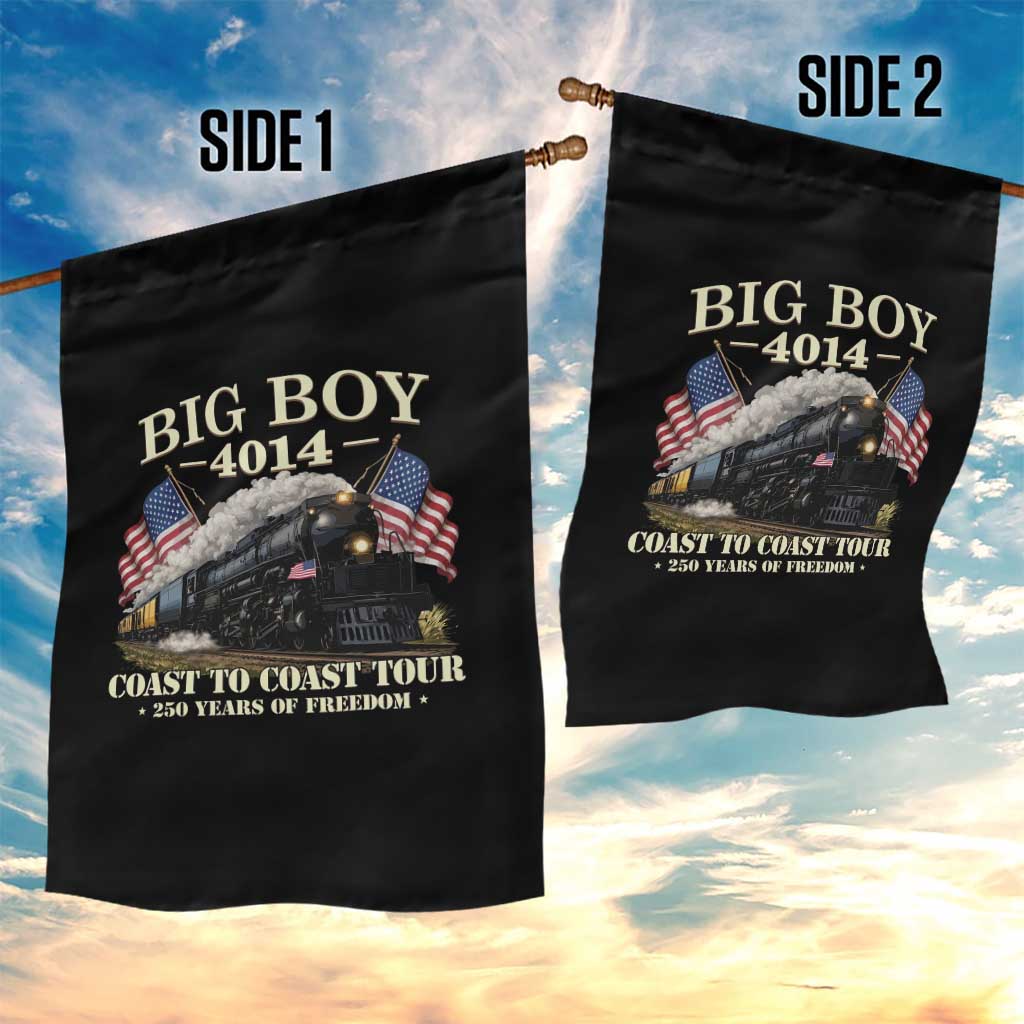 Patriotic Freedom Express Coast to Coast Garden Flag Steam Train Legend Heritage Pride