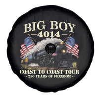 Patriotic Freedom Express Coast to Coast Spare Tire Cover Steam Train Legend Heritage Pride
