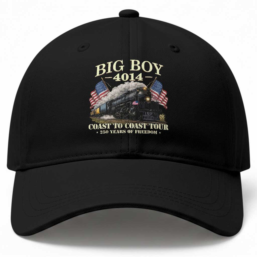 Patriotic Freedom Express Coast to Coast Baseball Cap Steam Train Legend Heritage Pride