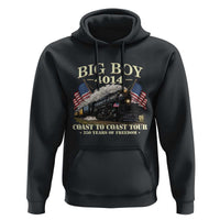 Patriotic Freedom Express Coast to Coast Hoodie Steam Train Legend Heritage Pride