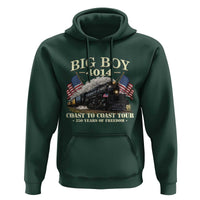Patriotic Freedom Express Coast to Coast Hoodie Steam Train Legend Heritage Pride