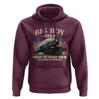 Patriotic Freedom Express Coast to Coast Hoodie Steam Train Legend Heritage Pride