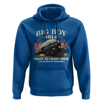 Patriotic Freedom Express Coast to Coast Hoodie Steam Train Legend Heritage Pride
