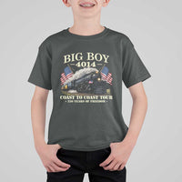 Patriotic Freedom Express Coast to Coast T Shirt For Kid Steam Train Legend Heritage Pride