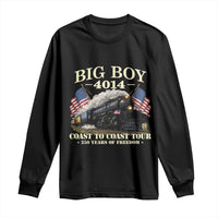 Patriotic Freedom Express Coast to Coast Long Sleeve Shirt Steam Train Legend Heritage Pride