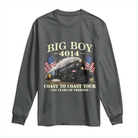 Patriotic Freedom Express Coast to Coast Long Sleeve Shirt Steam Train Legend Heritage Pride