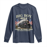 Patriotic Freedom Express Coast to Coast Long Sleeve Shirt Steam Train Legend Heritage Pride
