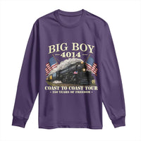 Patriotic Freedom Express Coast to Coast Long Sleeve Shirt Steam Train Legend Heritage Pride