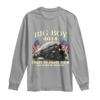 Patriotic Freedom Express Coast to Coast Long Sleeve Shirt Steam Train Legend Heritage Pride