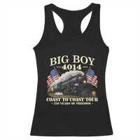 Patriotic Freedom Express Coast to Coast Racerback Tank Top Steam Train Legend Heritage Pride