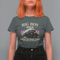 Patriotic Freedom Express Coast to Coast T Shirt For Women Steam Train Legend Heritage Pride
