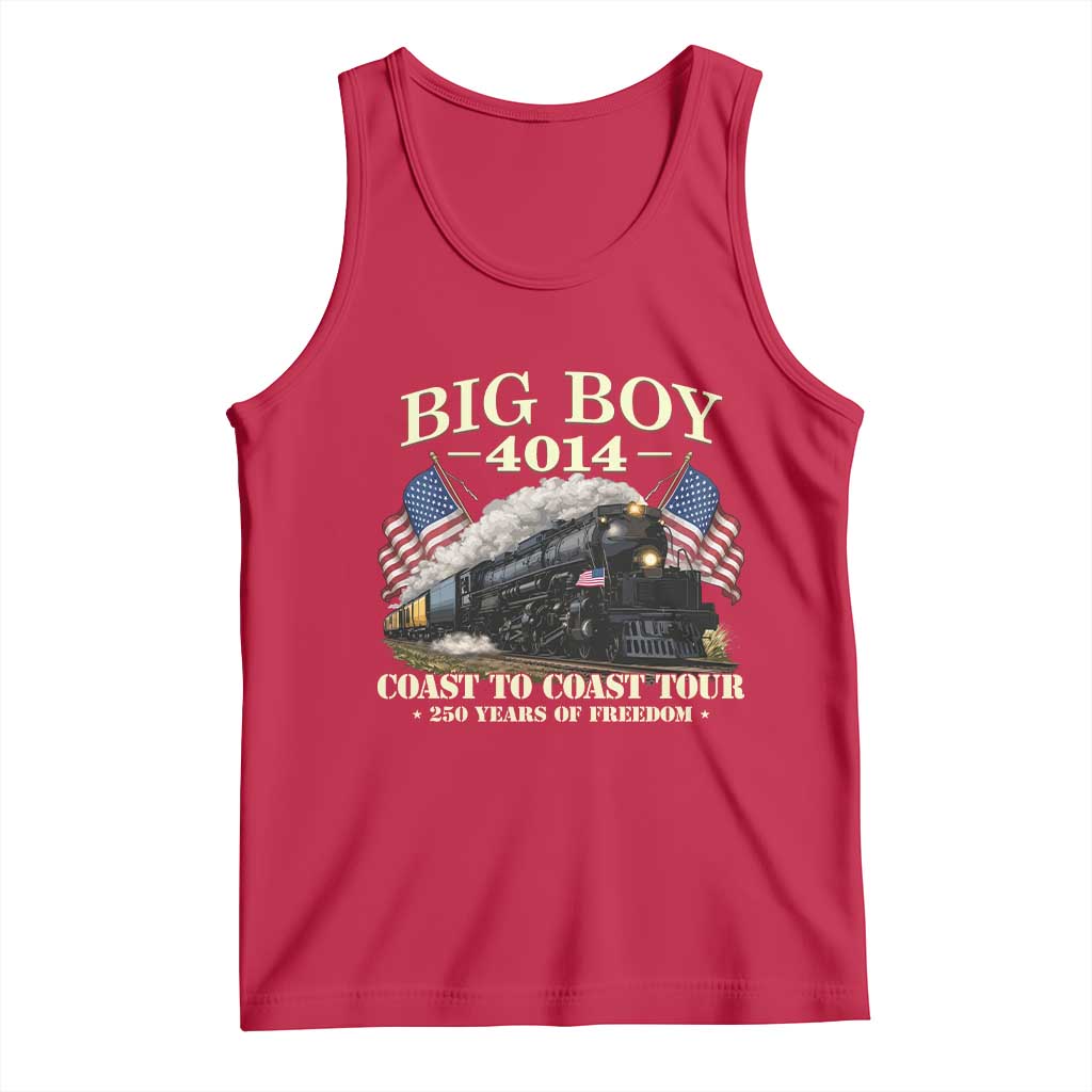 Patriotic Freedom Express Coast to Coast Tank Top Steam Train Legend Heritage Pride