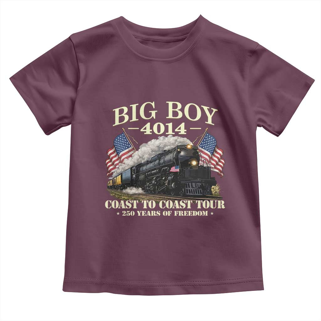 Patriotic Freedom Express Coast to Coast Toddler T Shirt Steam Train Legend Heritage Pride