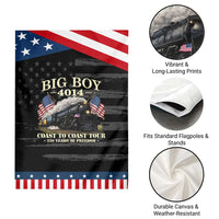 Patriotic Freedom Express Coast to Coast Patriotic Garden Flag Steam Train Legend Heritage Pride