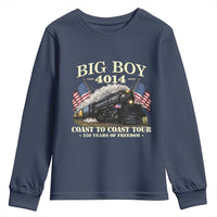 Patriotic Freedom Express Coast to Coast Youth Sweatshirt Steam Train Legend Heritage Pride