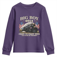 Patriotic Freedom Express Coast to Coast Youth Sweatshirt Steam Train Legend Heritage Pride
