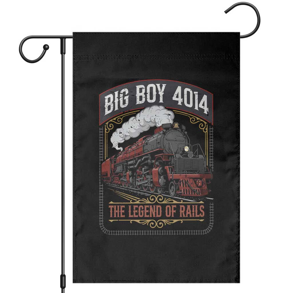 Retro Emblem Classic Steam Train Garden Flag Locomotive Heritage Pride Legend of the Rails