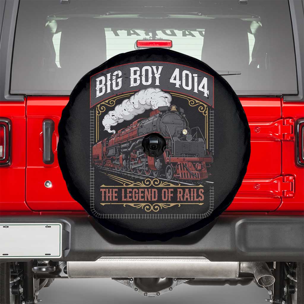 Retro Emblem Classic Steam Train Spare Tire Cover Locomotive Heritage Pride Legend of the Rails
