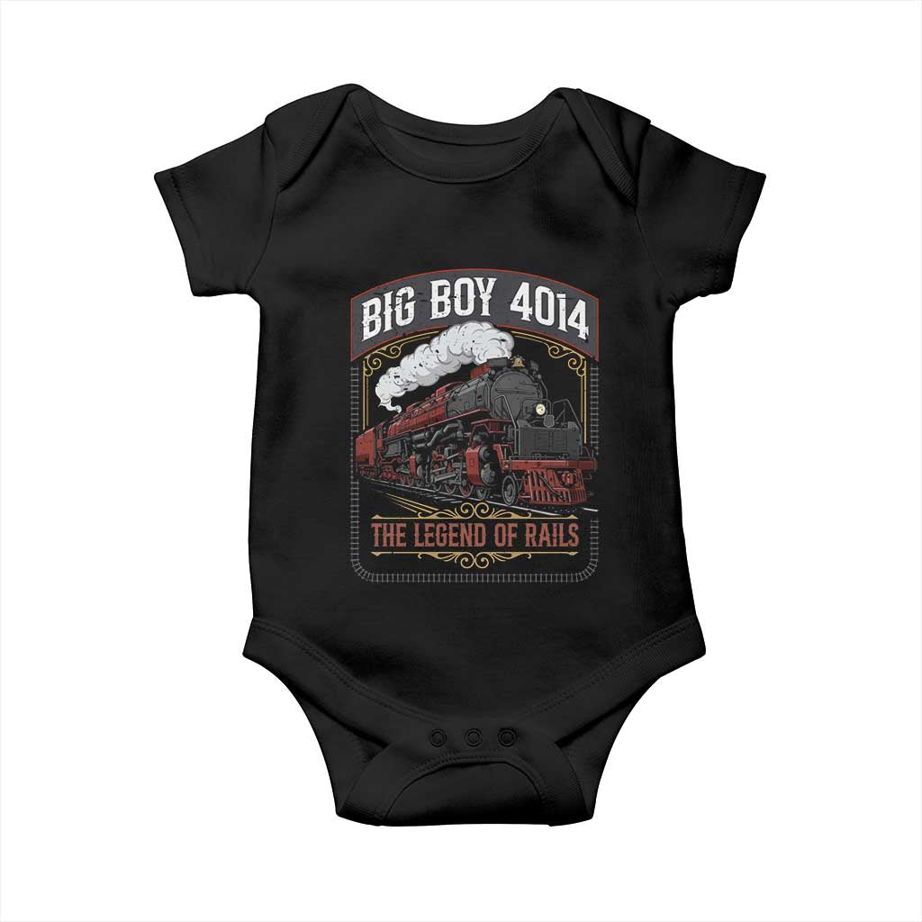 Retro Emblem Classic Steam Train Baby Onesie Locomotive Heritage Pride Legend of the Rails