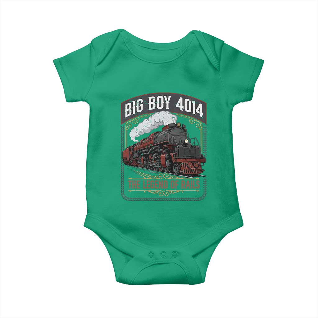 Retro Emblem Classic Steam Train Baby Onesie Locomotive Heritage Pride Legend of the Rails