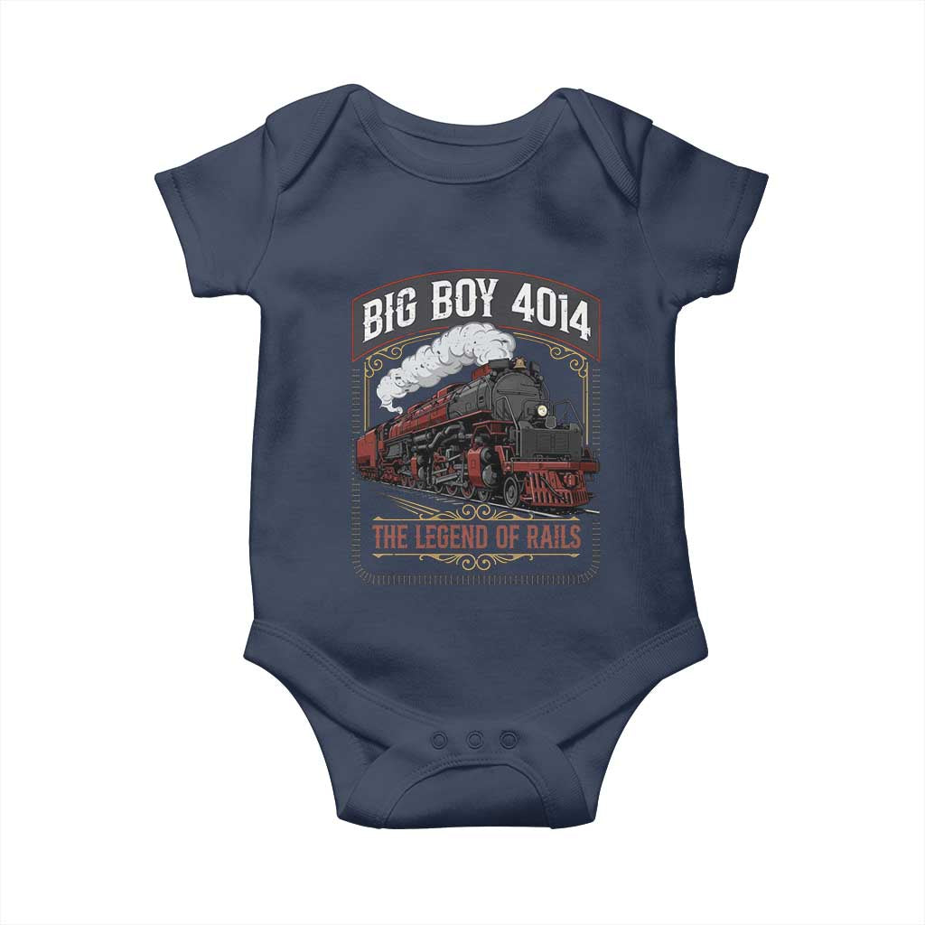 Retro Emblem Classic Steam Train Baby Onesie Locomotive Heritage Pride Legend of the Rails