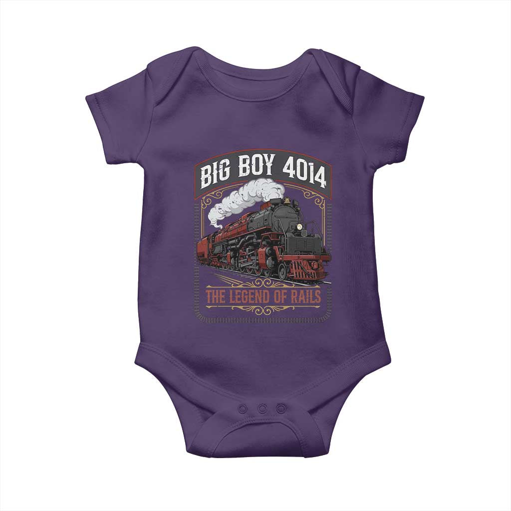 Retro Emblem Classic Steam Train Baby Onesie Locomotive Heritage Pride Legend of the Rails