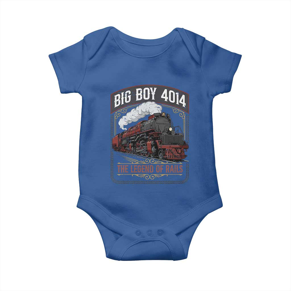 Retro Emblem Classic Steam Train Baby Onesie Locomotive Heritage Pride Legend of the Rails