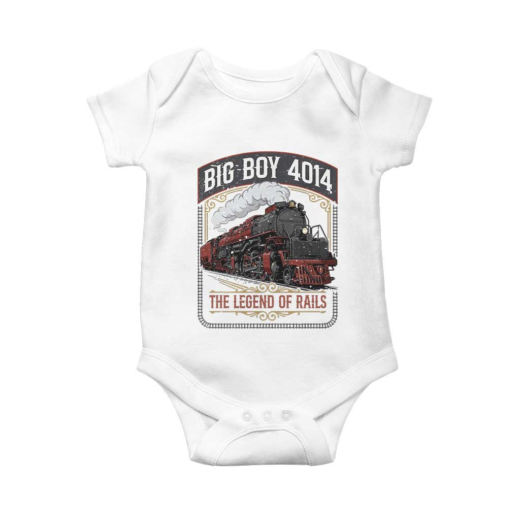 Retro Emblem Classic Steam Train Baby Onesie Locomotive Heritage Pride Legend of the Rails