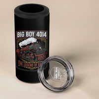 Retro Emblem Classic Steam Train 4 in 1 Can Cooler Tumbler Locomotive Heritage Pride Legend of the Rails