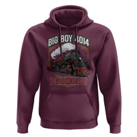 Retro Emblem Classic Steam Train Hoodie Locomotive Heritage Pride Legend of the Rails