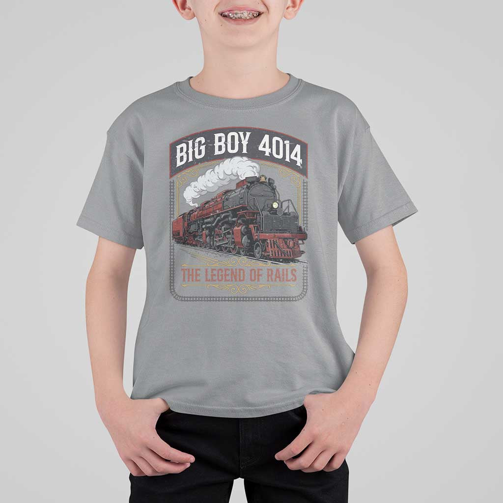 Retro Emblem Classic Steam Train T Shirt For Kid Locomotive Heritage Pride Legend of the Rails