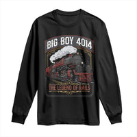 Retro Emblem Classic Steam Train Long Sleeve Shirt Locomotive Heritage Pride Legend of the Rails