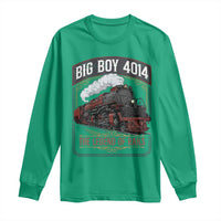 Retro Emblem Classic Steam Train Long Sleeve Shirt Locomotive Heritage Pride Legend of the Rails