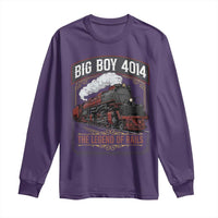 Retro Emblem Classic Steam Train Long Sleeve Shirt Locomotive Heritage Pride Legend of the Rails