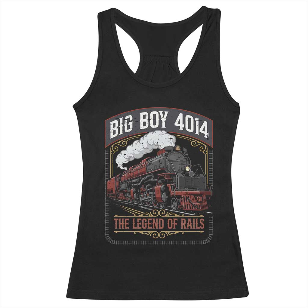 Retro Emblem Classic Steam Train Racerback Tank Top Locomotive Heritage Pride Legend of the Rails