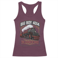 Retro Emblem Classic Steam Train Racerback Tank Top Locomotive Heritage Pride Legend of the Rails