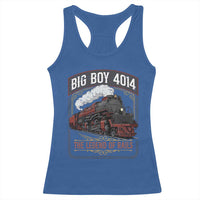 Retro Emblem Classic Steam Train Racerback Tank Top Locomotive Heritage Pride Legend of the Rails