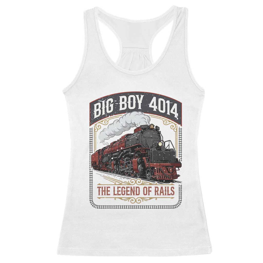 Retro Emblem Classic Steam Train Racerback Tank Top Locomotive Heritage Pride Legend of the Rails