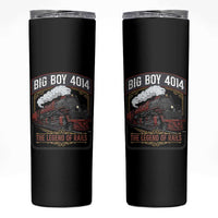 Retro Emblem Classic Steam Train Skinny Tumbler Locomotive Heritage Pride Legend of the Rails