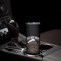 Retro Emblem Classic Steam Train Skinny Tumbler Locomotive Heritage Pride Legend of the Rails
