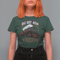 Retro Emblem Classic Steam Train T Shirt For Women Locomotive Heritage Pride Legend of the Rails