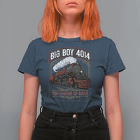 Retro Emblem Classic Steam Train T Shirt For Women Locomotive Heritage Pride Legend of the Rails
